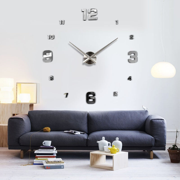 Reloj de Pared de Montaje Adhesivo
