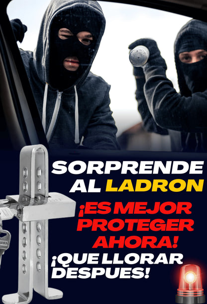 CANDADO ANTIRROBO PARA VEHICULOS. +GRATIS REPARADOR DE VIDRIOS
