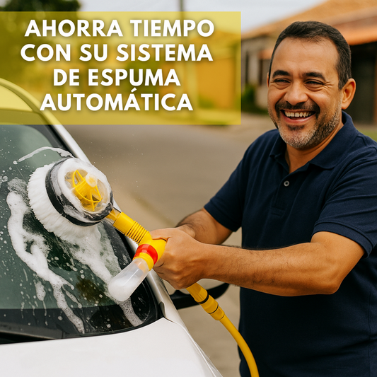 CEPILLO AUTOMÁTICO DE ESPUMA PARA AUTO